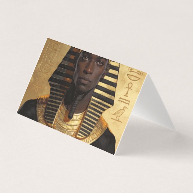 Pharaoh Energy — Ancient African King Modern Art  (Front)