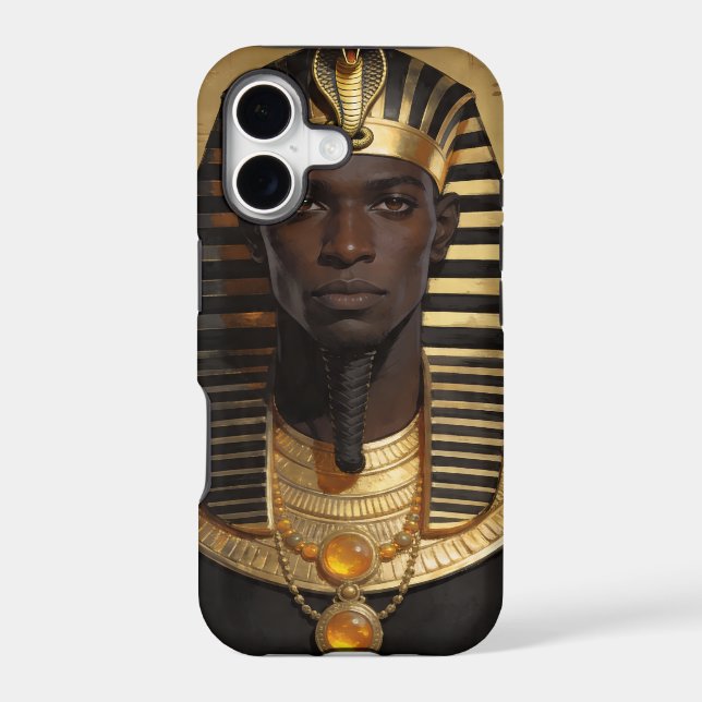 Pharaoh Energy Ancient African King Modern Art P (Back)