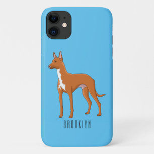 Pharaoh hound dog cartoon illustration Case-Mate iPhone case