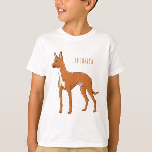 Pharaoh hound dog cartoon illustration  T-Shirt
