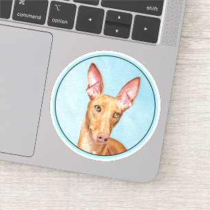 Pharaoh Hound Painting - Cute Original Dog Art
