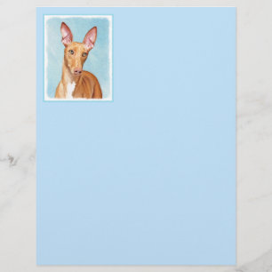 Pharaoh Hound Painting - Cute Original Dog Art