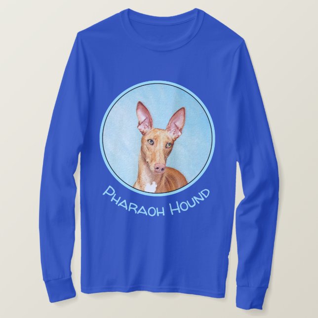 Pharaoh Hound Painting - Cute Original Dog Art T-Shirt (Design Front)