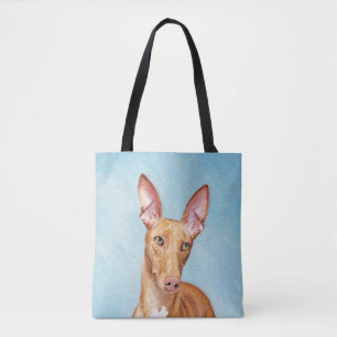 Pharaoh Hound Painting - Cute Original Dog Art Tote Bag