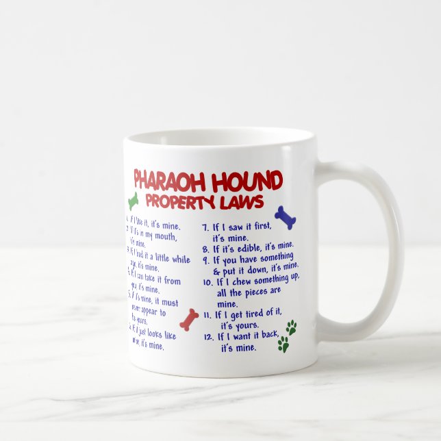 PHARAOH HOUND PL2 COFFEE MUG (Right)
