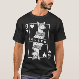 Pharaoh Hound Queen Of Hearts Dog Pop T-Shirt