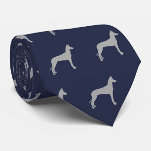 Pharaoh Hound Silhouettes Pattern Tie