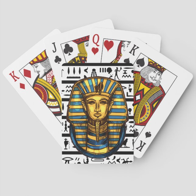 Pharaoh Playing Cards / Faraó's Deck of Cards (Back)