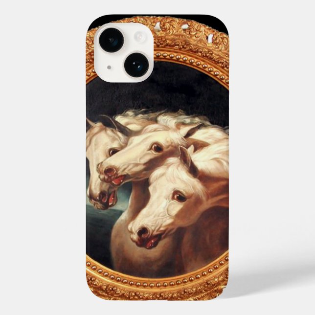 Pharaoh’s Chariot Horses Case-Mate iPhone Case (Back)