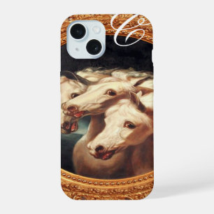 Pharaoh’s Chariot Horses Monogram iPhone 15 Case
