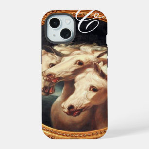 Pharaoh’s Chariot Horses Monogram iPhone 15 Case