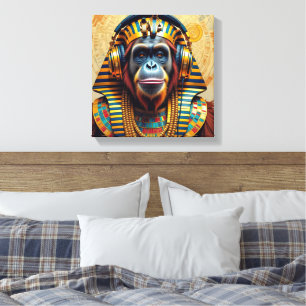 PHARAOH TUT-ORANGUTAN 3 CANVAS PRINT