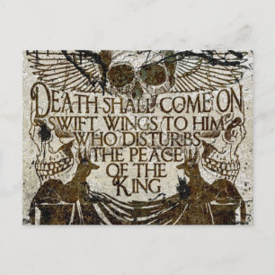 Pharaoh's Curse Postcard