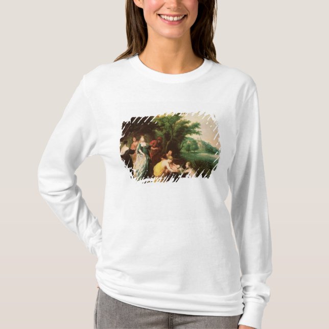 Pharaoh's Daughter Discovering Moses T-Shirt (Front)