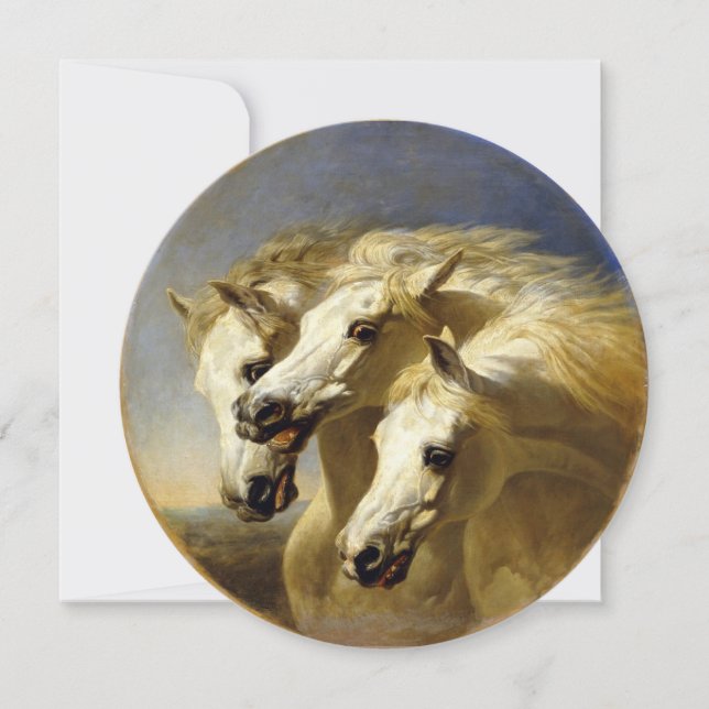 Pharaoh's Horses 1848 JF Herring, Sr Hi-Def Card (Front)