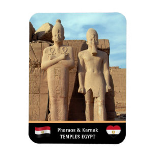 Pharaohs, Karnak Temple /Ancient Egypt Magnet
