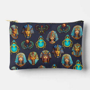 Pharaoh's Legacy: Antique Egyptian Patterns Accessory Pouch