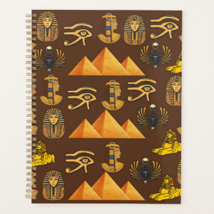 Pharaoh's Legacy: Antique Egyptian Patterns Planner