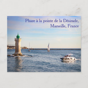 Phare à la pointe de la Désirade Postcard