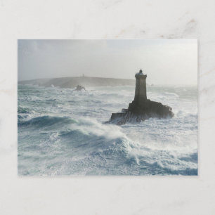 Phare de la vieille Finistère France Postcard