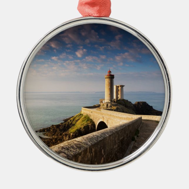 Phare du Petit Minou (Minou Lighthouse) Metal Tree Decoration (Front)