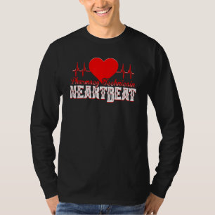 Pharma Tech Pharmacy Technician Heartbeat T-Shirt