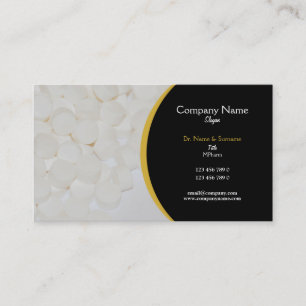 Pharmaceutical tablets medical Practitioner's Business Card