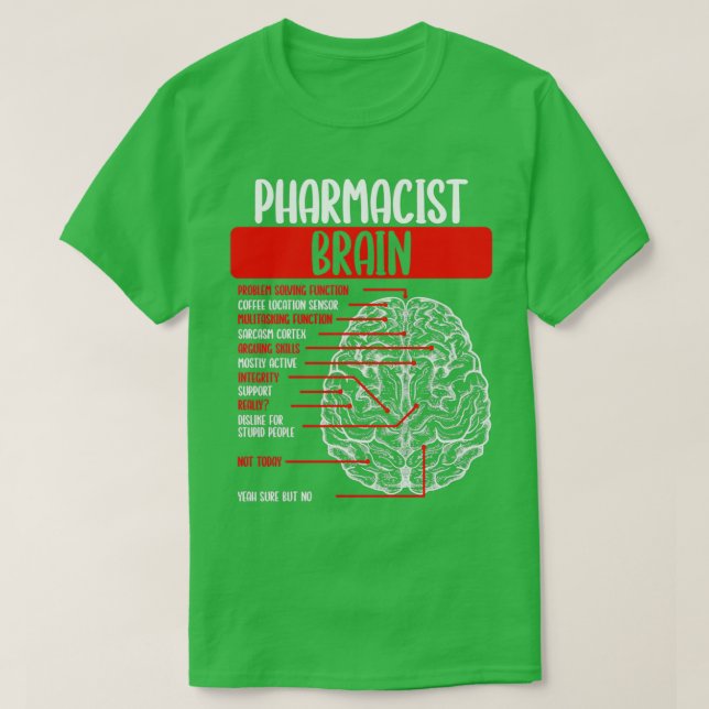Pharmacist Appreciation Week Funny Pharmacy Tech T-Shirt (Design Front)