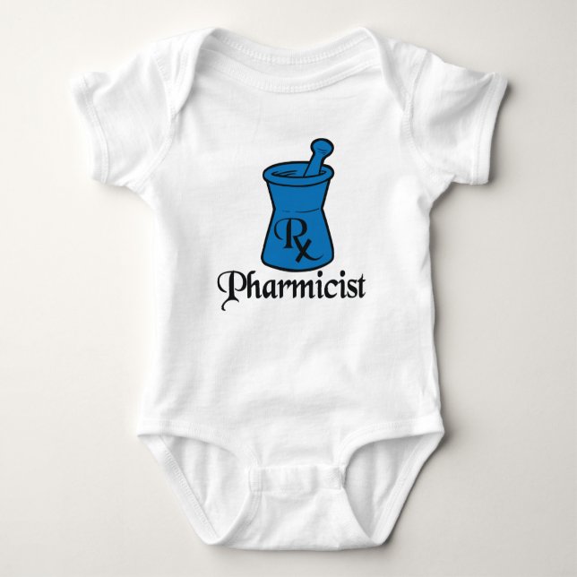 Pharmacist Baby Bodysuit (Front)