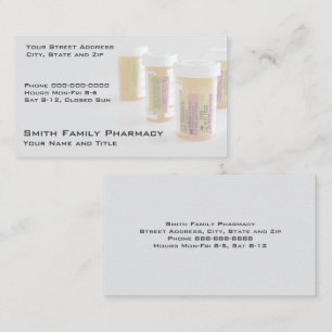 Pharmacist Business Card
