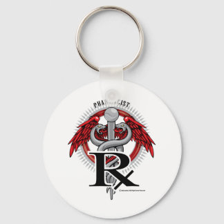 Pharmacist Caduceus Key Ring