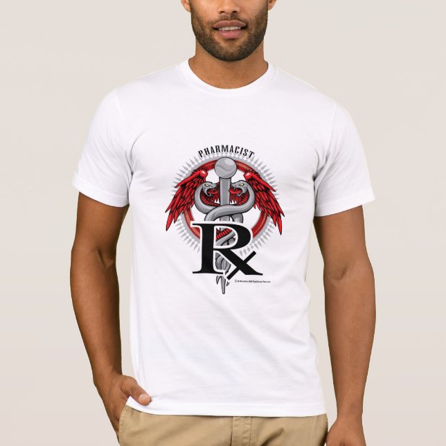 Pharmacist Caduceus T-Shirt (Front)