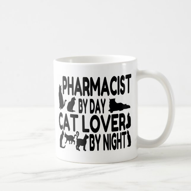 Pharmacist Cat Lover Coffee Mug (Right)