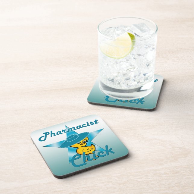 Pharmacist Chick #7 Coaster (Right Side)