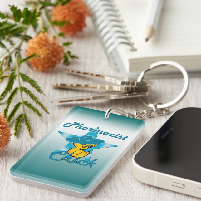 Pharmacist Chick #7 Key Ring (Front Right)