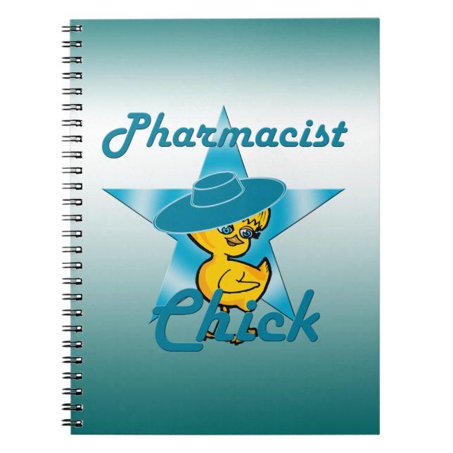Pharmacist Chick #7 Spiral Notebook (Front)