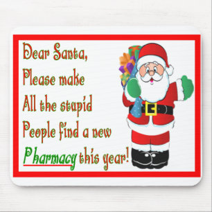 Pharmacist Christmas Cards & Gifts Mouse Pad