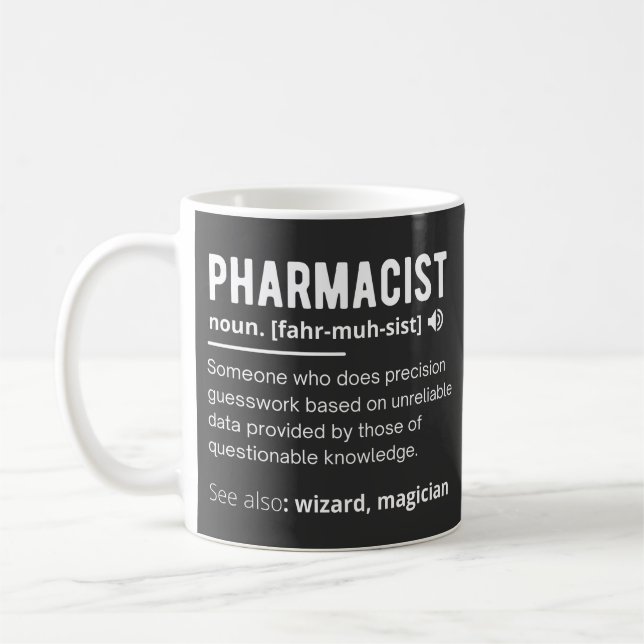 pharmacist coffee mug (Left)