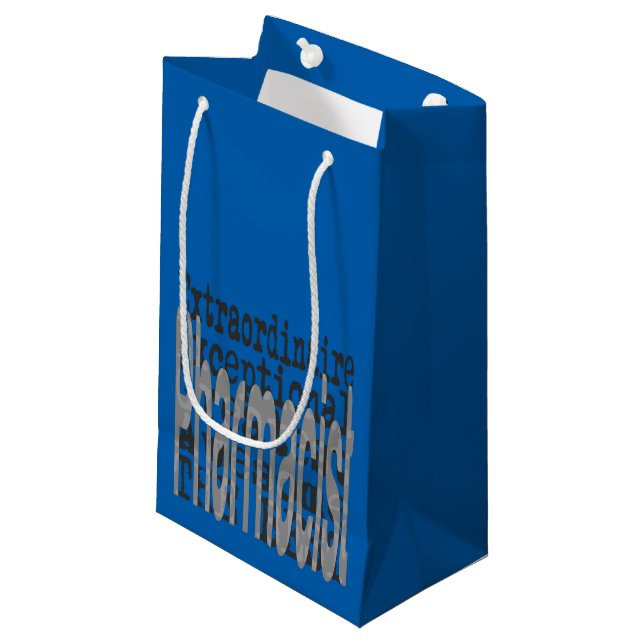 Pharmacist Extraordinaire Small Gift Bag (Front Angled)
