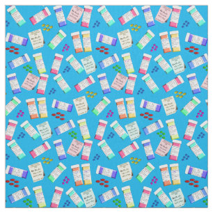 Pharmacist Fabric Bright Blue