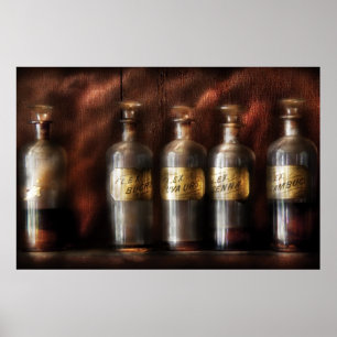 Pharmacist - Five Bottles Poster