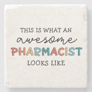 Pharmacist Funny Awesome Pharmacist Gifts Stone Coaster