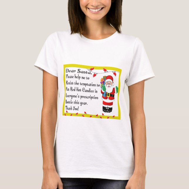Pharmacist Funny Christmas Themed Gifts T-Shirt (Front)