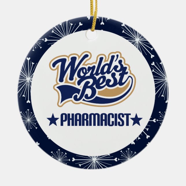 Pharmacist Gift Ornament (Front)