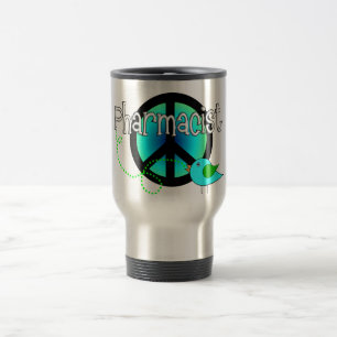 Pharmacist Gifts---Peace Sign Design Travel Mug