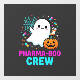 Pharmacist Halloween Pharma-Boo Crew Ghost Design_