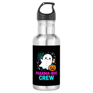 Pharmacist Halloween Pharma-Boo Crew Ghost Design_ 532 Ml Water Bottle
