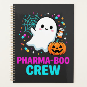 Pharmacist Halloween Pharma-Boo Crew Ghost Design_ Planner