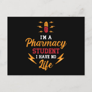 Pharmacist I'm A Pharmacy Student Tech Technician Postcard