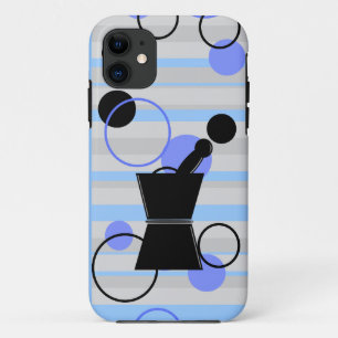 Pharmacist iPhone Cases Retro Style Blue
